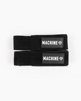 Black Premium Leather Lifting Straps