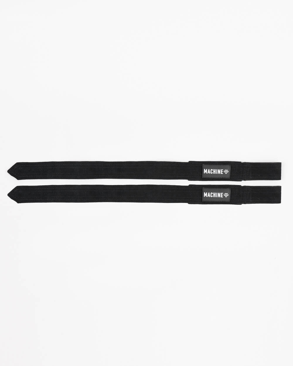 Black Premium Leather Lifting Straps