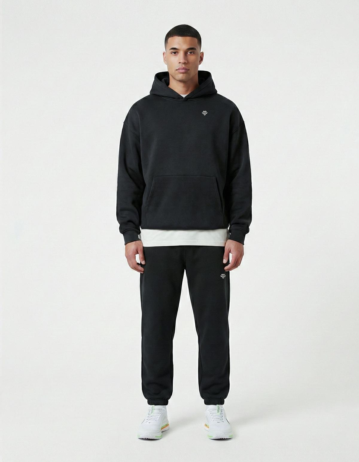 Heavyweight Warm Up Hoodie (Black)
