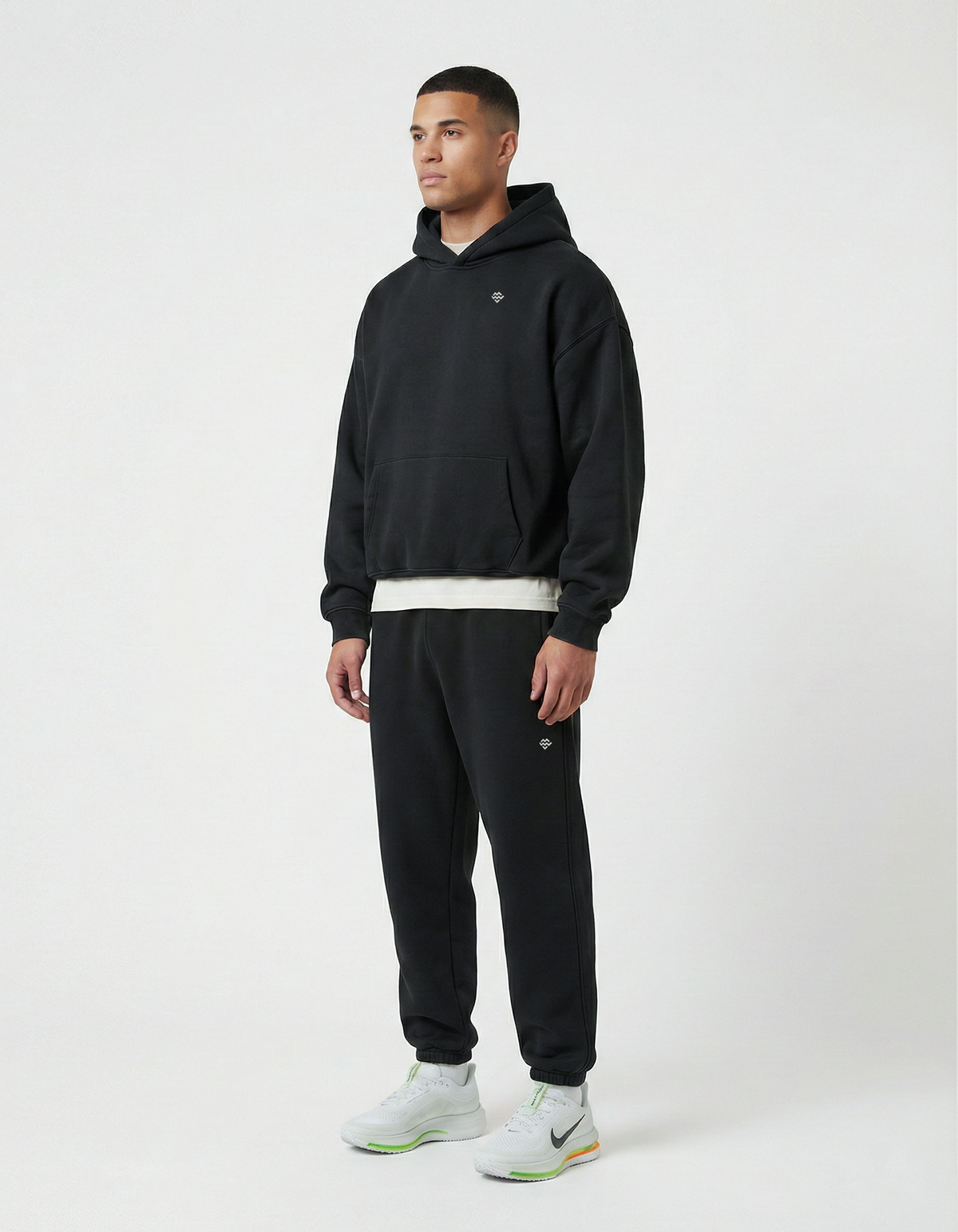 Heavyweight Warm Up Hoodie (Black)
