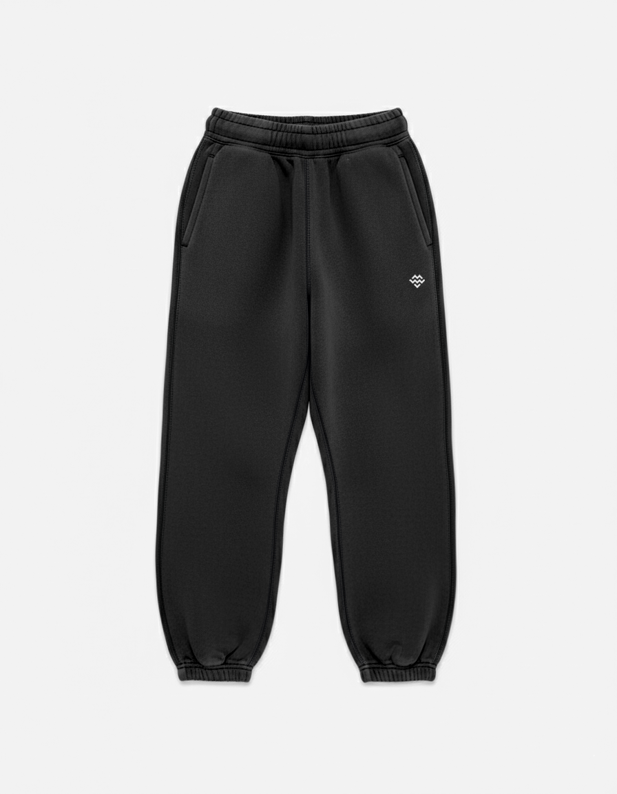 Heavyweight Warm Up Joggers (Black)