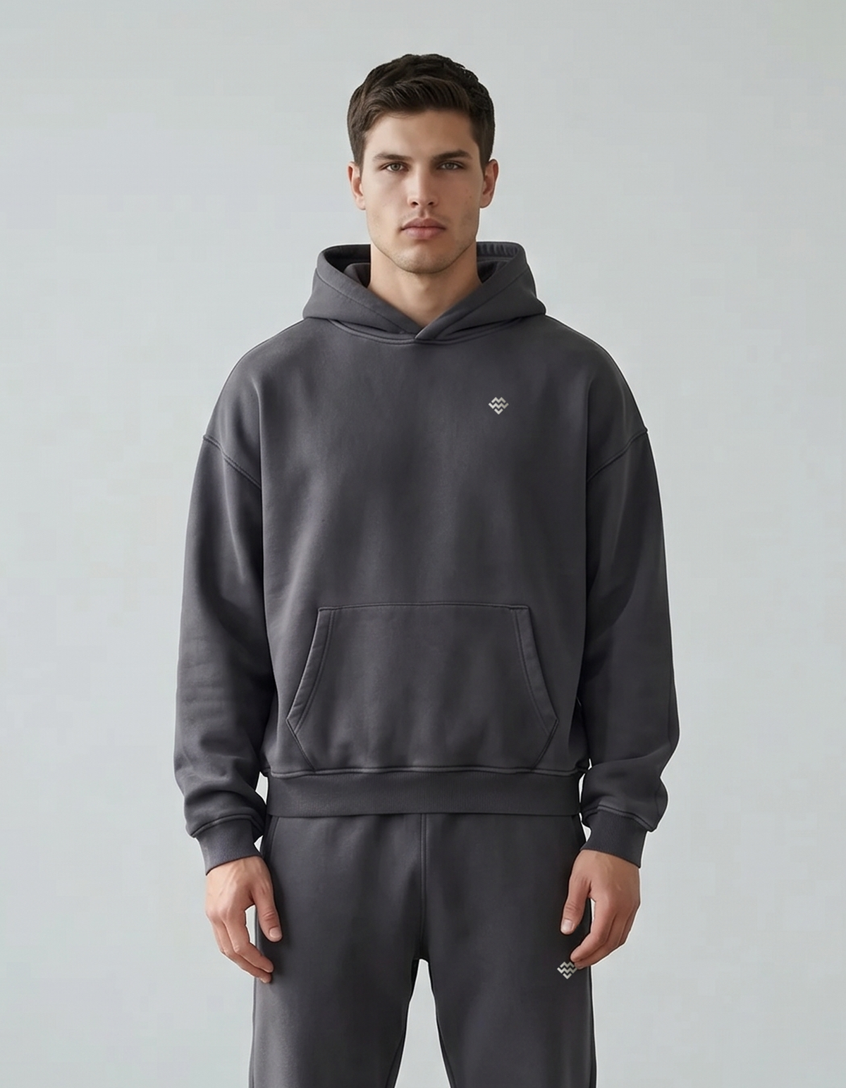 Heavyweight Warm Up Hoodie (Washed Black)