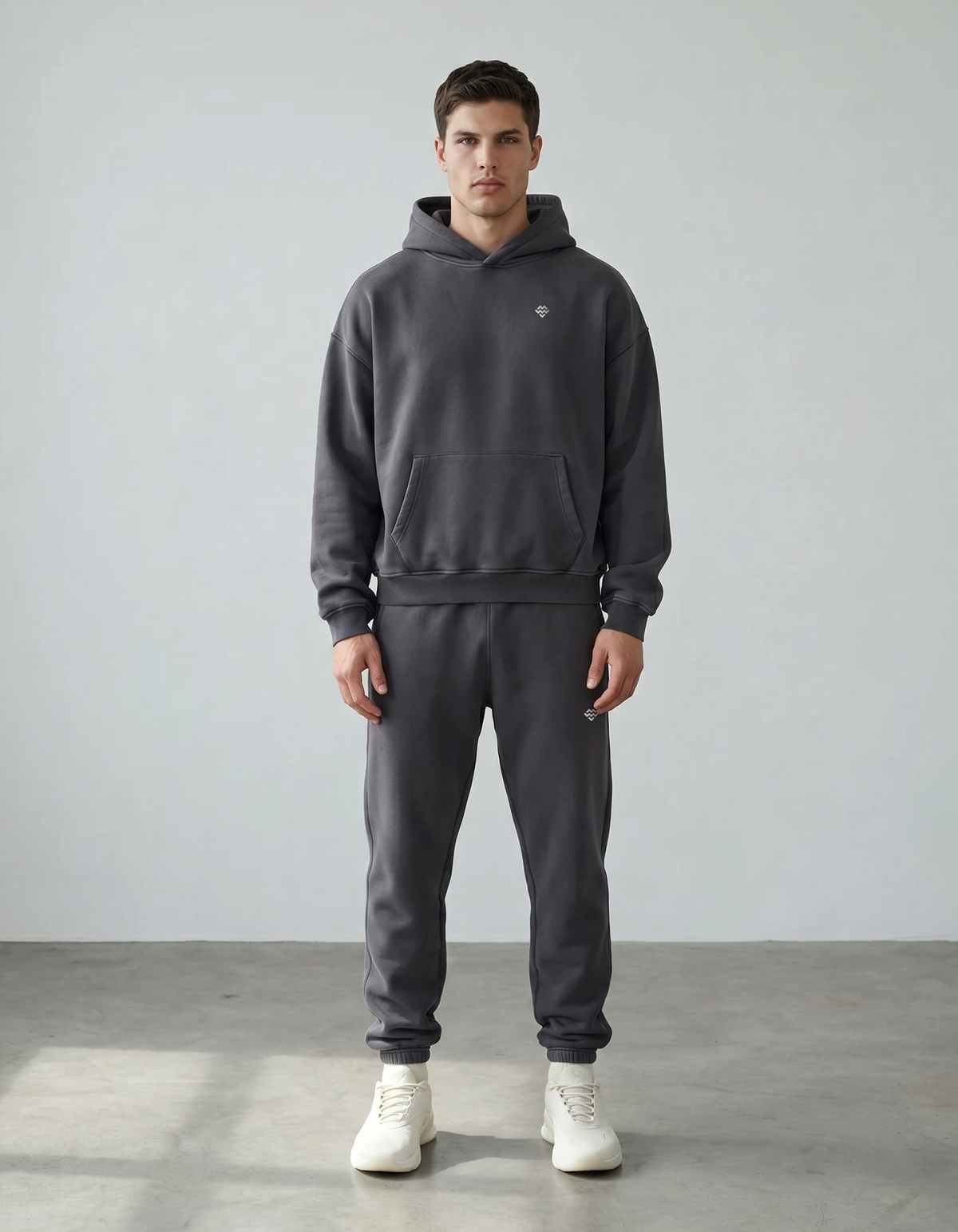 Heavyweight Warm Up Hoodie (Washed Black)