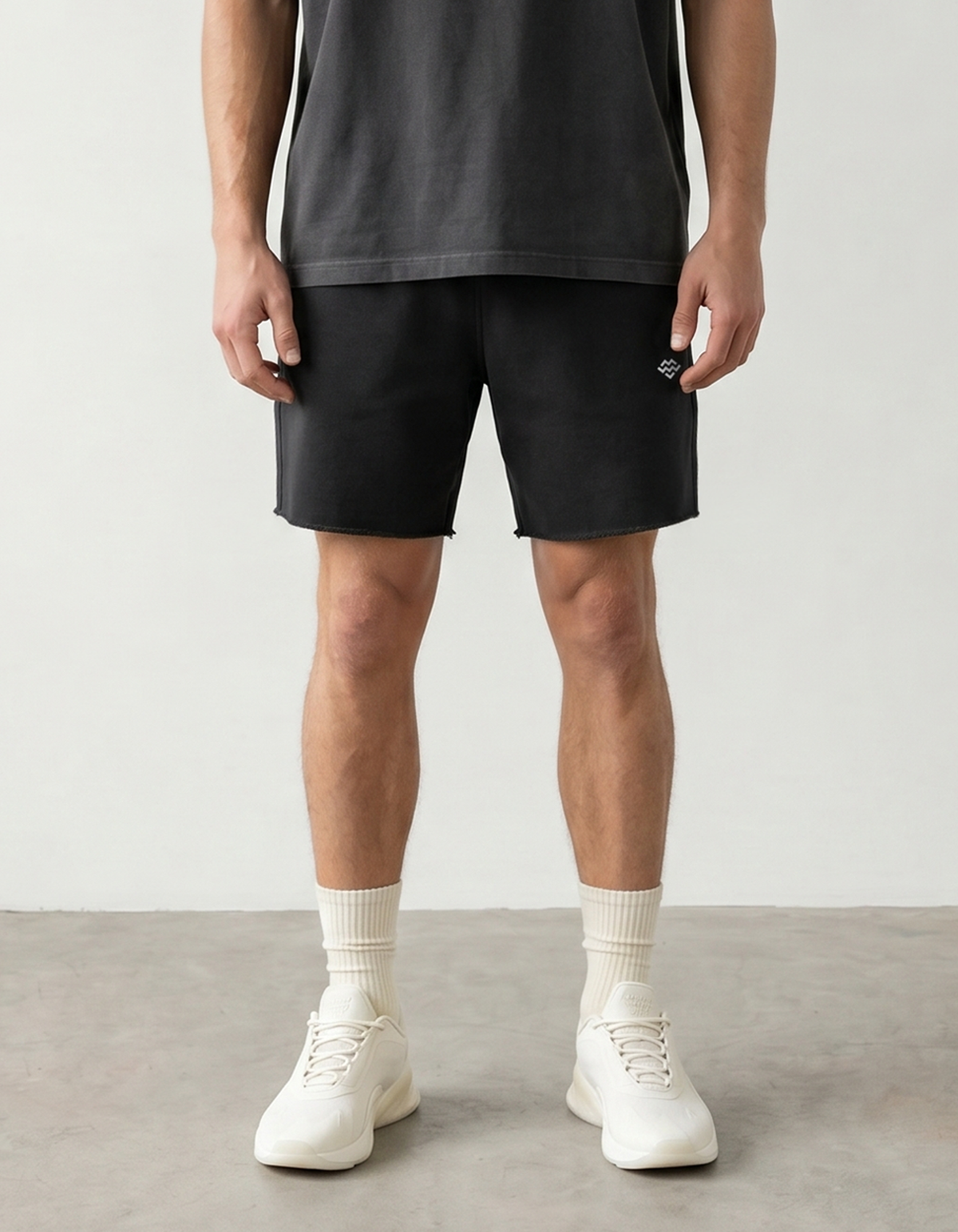 Heavyweight Warm Up Shorts (Black)
