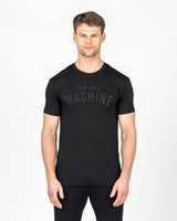 Train Like A Machine Tech T-Shirt (Black/Black)