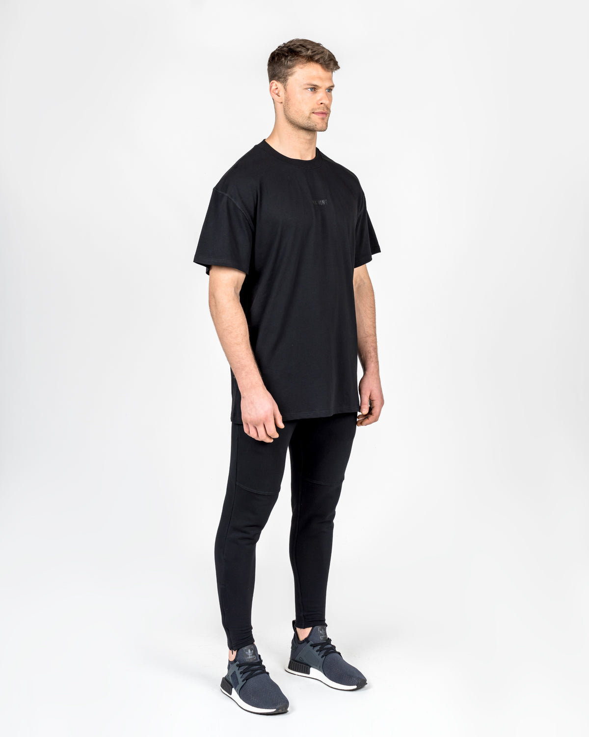 Warm Up Oversized T-Shirt (Black)