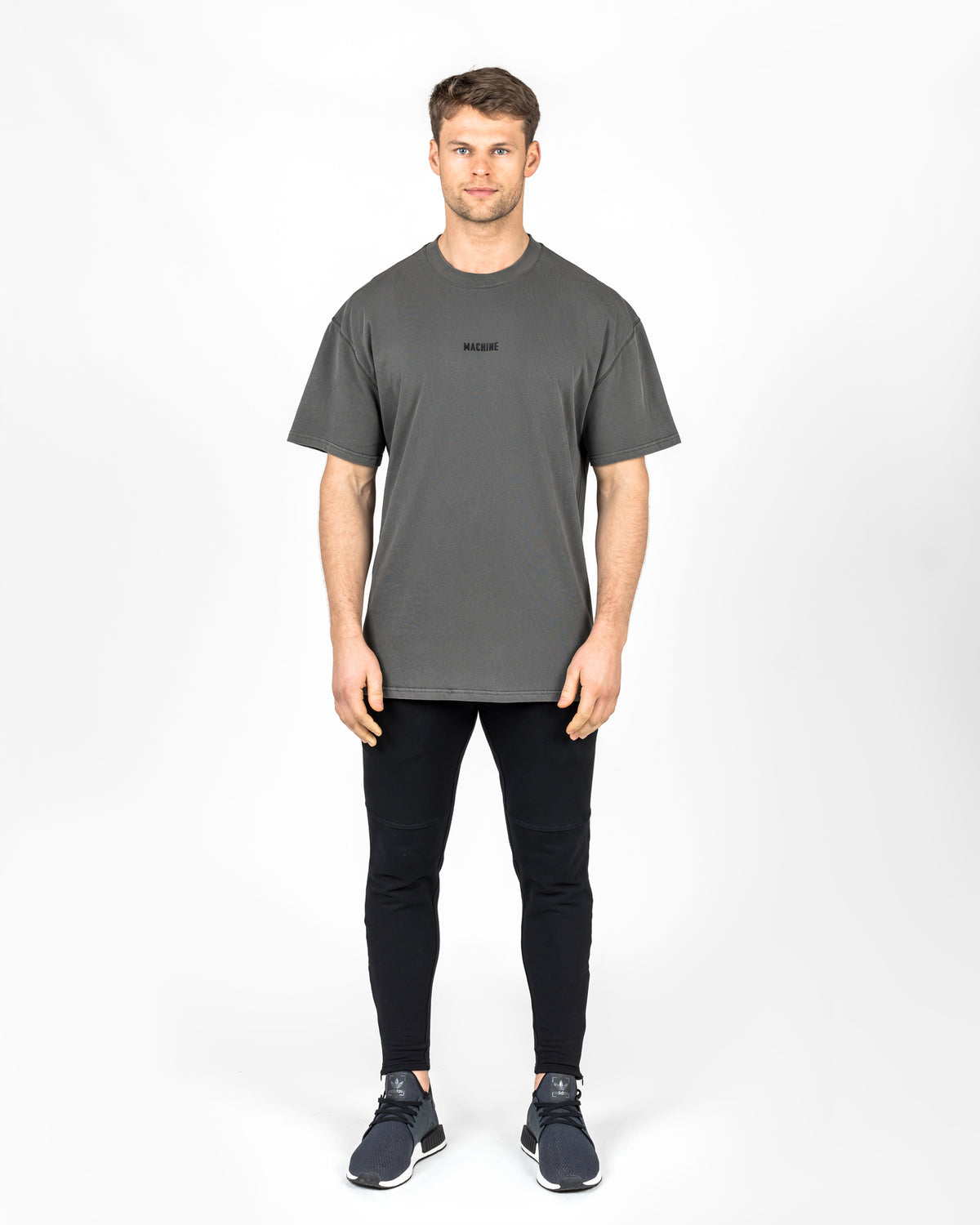 Warm Up Oversized T-Shirt (Washed Black)