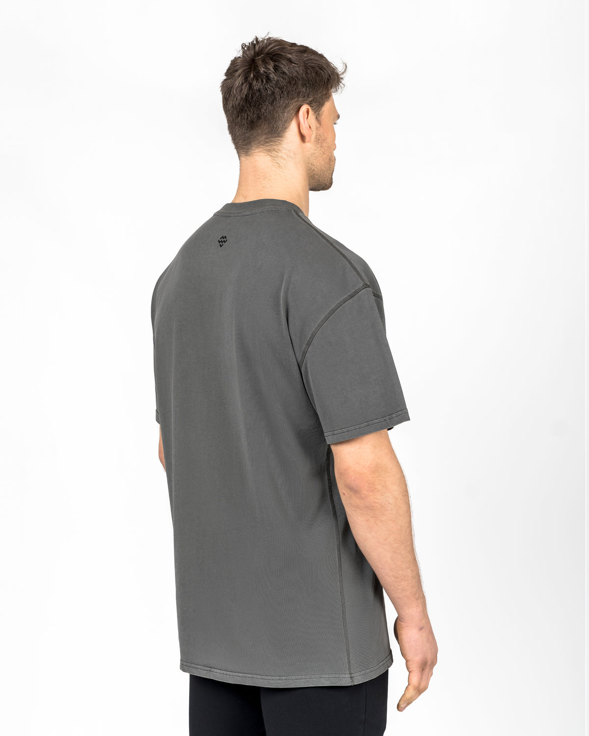 Warm Up Oversized T-Shirt (Washed Black)
