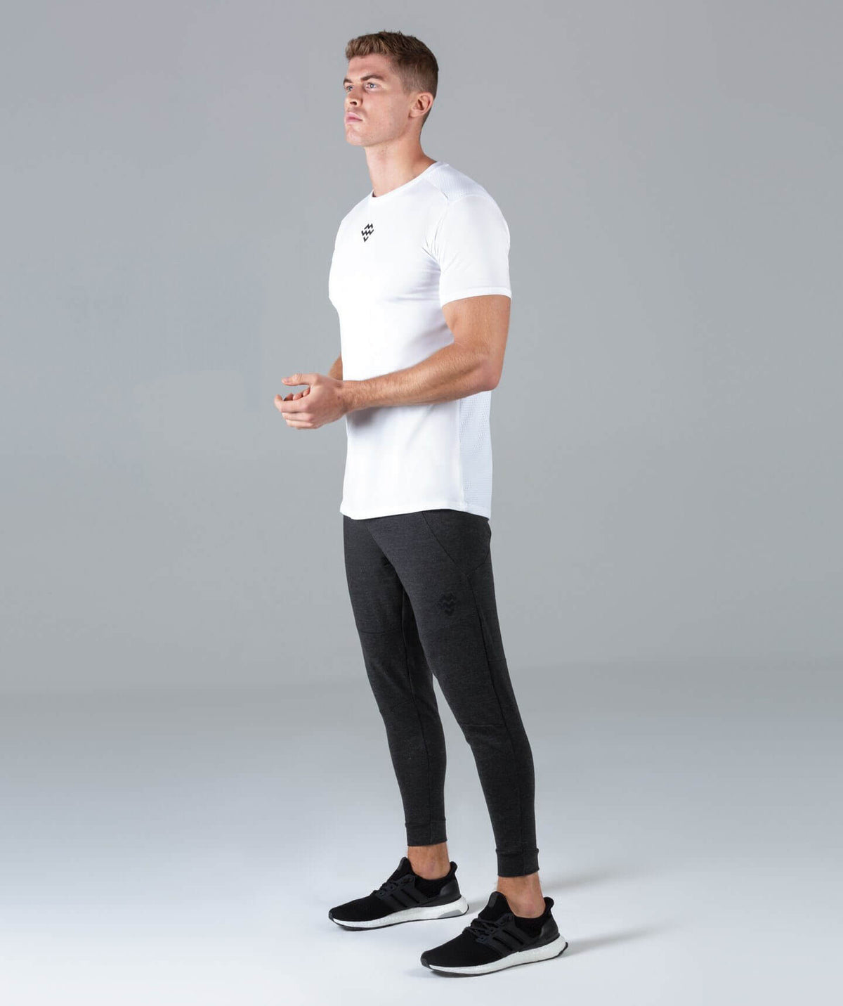 HyperFit V3 T-Shirt (White) - Machine Fitness