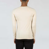 Panelled Long Sleeved Tee (Sand) - Machine Fitness