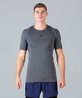 Rush Base Layer Short Sleeve (Grey) - Machine Fitness